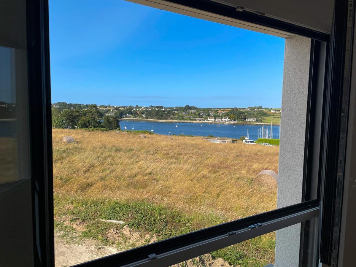 Ty Nevez - Jolie Maison Neuve Avec Petite Vue Mer Saint-Pabu  Extérieur photo