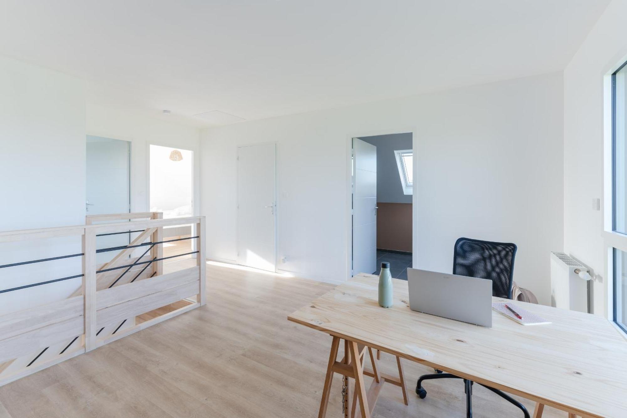 Ty Nevez - Jolie Maison Neuve Avec Petite Vue Mer Saint-Pabu  Extérieur photo