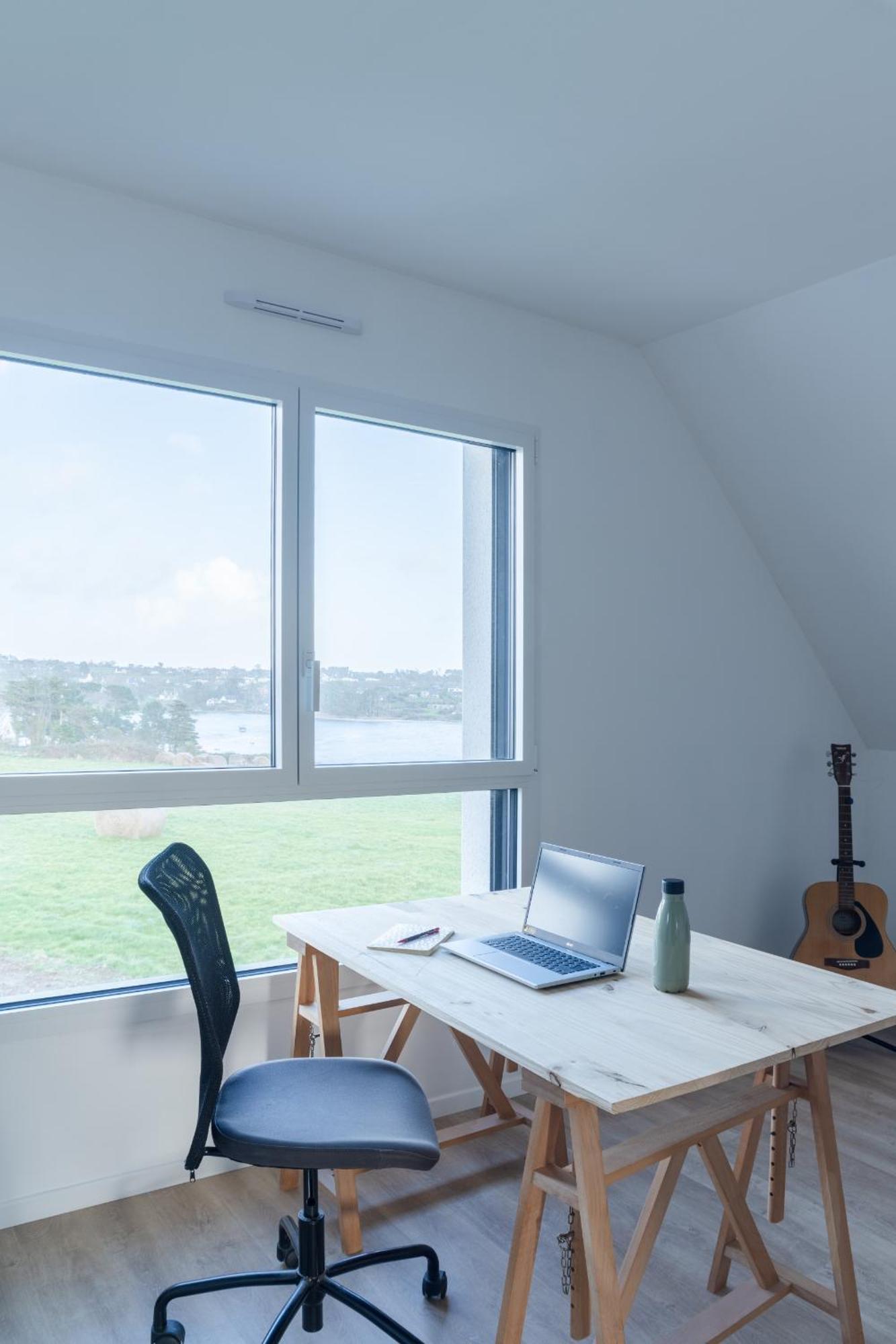 Ty Nevez - Jolie Maison Neuve Avec Petite Vue Mer Saint-Pabu  Extérieur photo