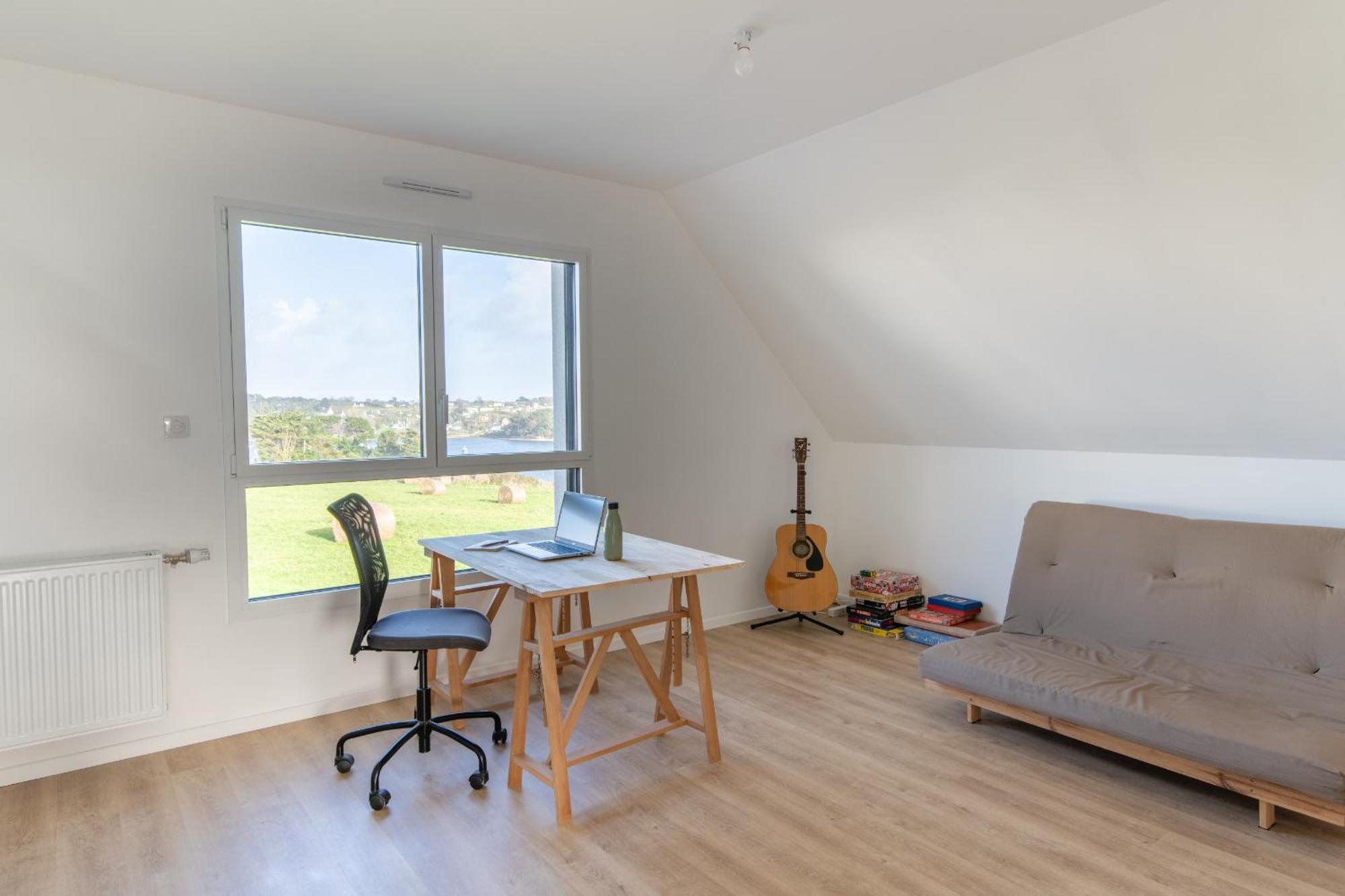 Ty Nevez - Jolie Maison Neuve Avec Petite Vue Mer Saint-Pabu  Extérieur photo
