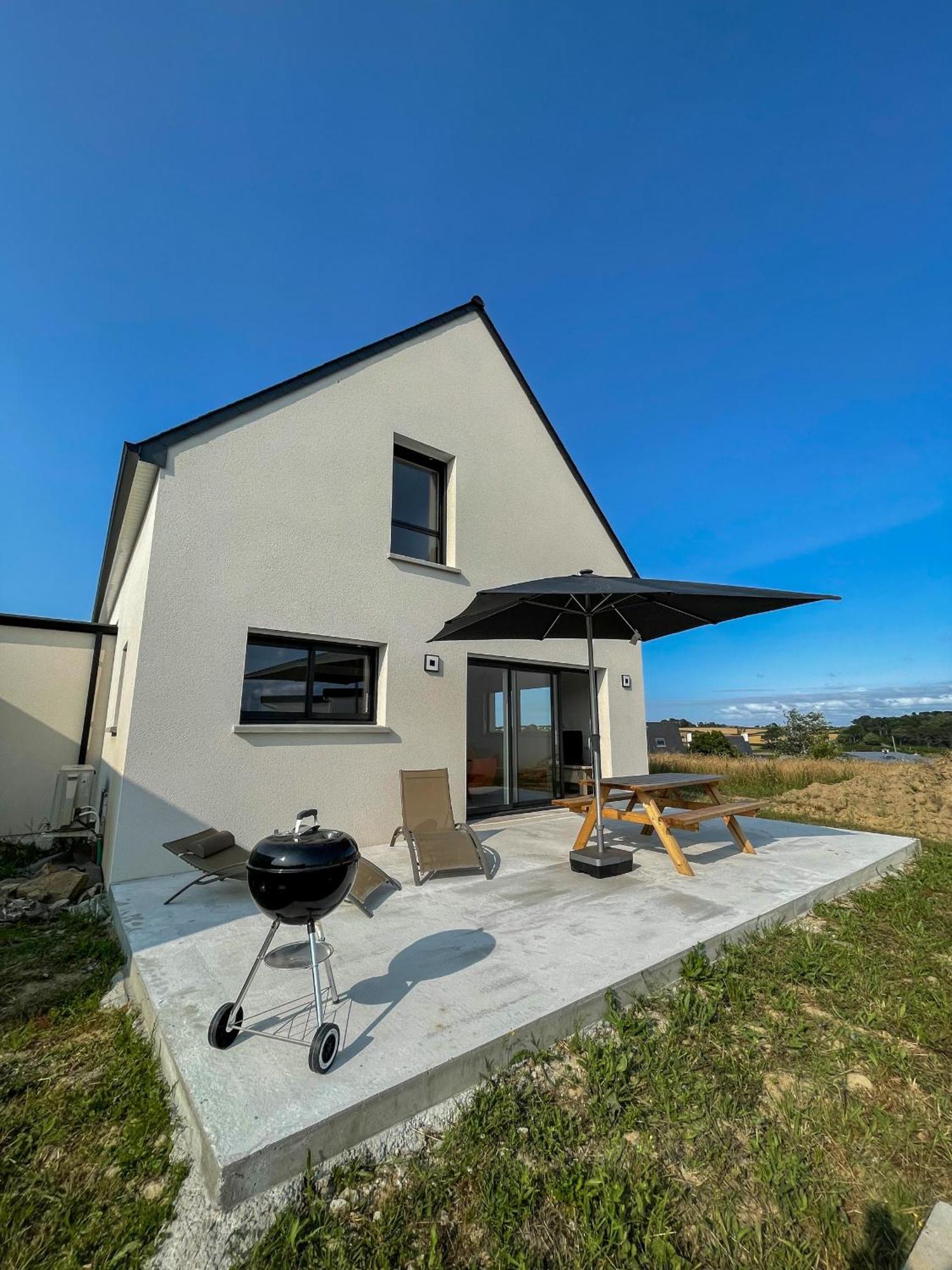 Ty Nevez - Jolie Maison Neuve Avec Petite Vue Mer Saint-Pabu  Extérieur photo